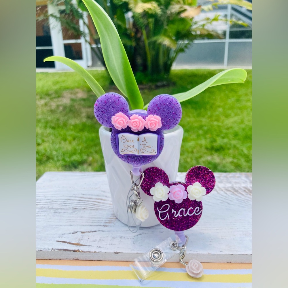 Disney Princess Id Badge Holder